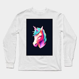 Digital Unicorn Long Sleeve T-Shirt